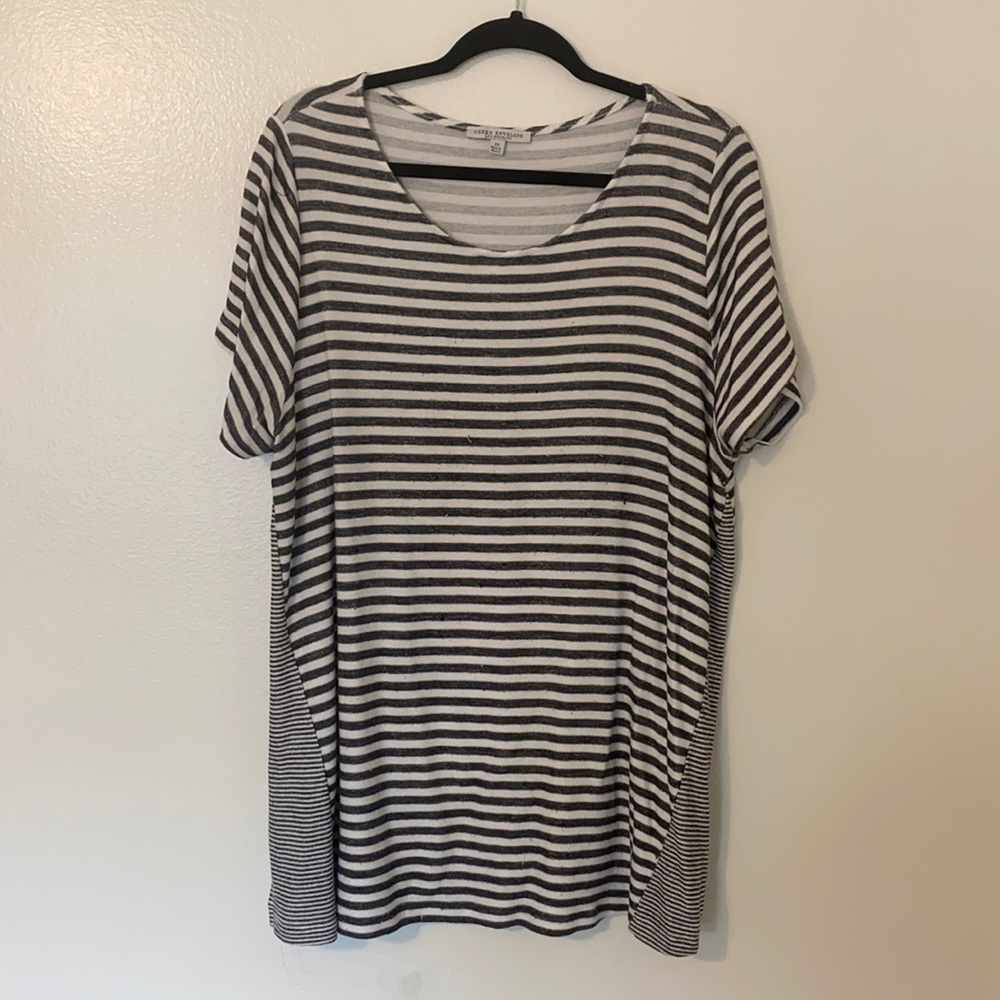 green envelope ✉️ striped tee